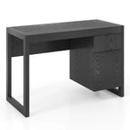 Computer Desk with Storage Cabinet Pull-out Drawer Stable
