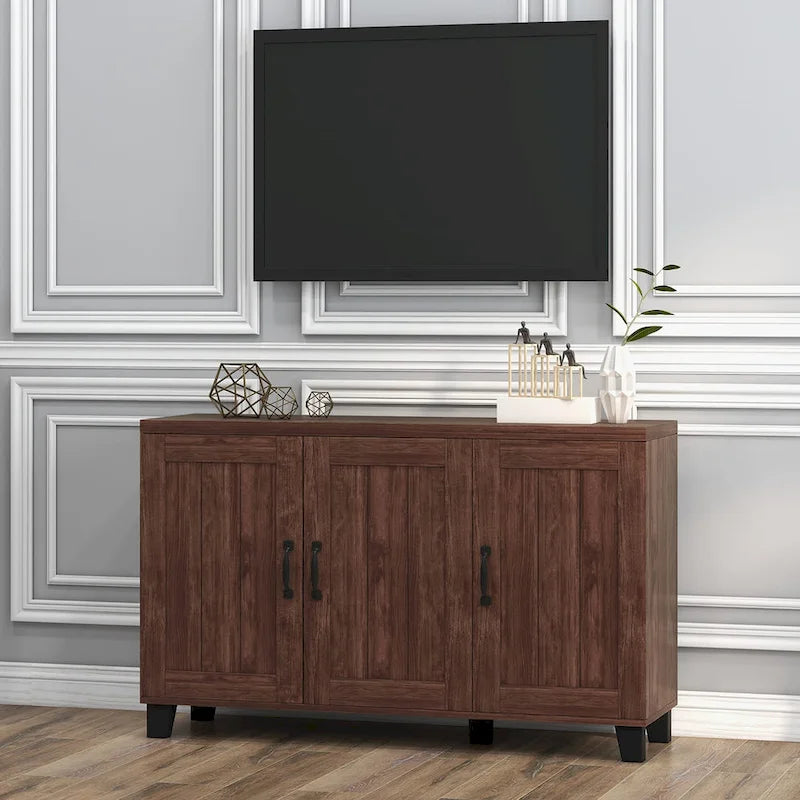 3-Door Buffet Sideboard Storage Credenza Cabinet Console