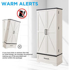 72 Farmhouse Kitchen Pantry Cabinet, Tall Storage Cabinet, Cupboard - N/A