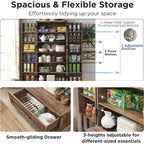 72 Farmhouse Kitchen Pantry Cabinet, Tall Storage Cabinet, Cupboard - N/A