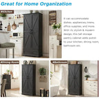 72 Farmhouse Kitchen Pantry Cabinet, Tall Storage Cabinet, Cupboard - N/A