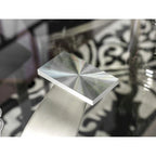 Modern Black Steel U-Shaped Pedestal 7-Piece Dining Set