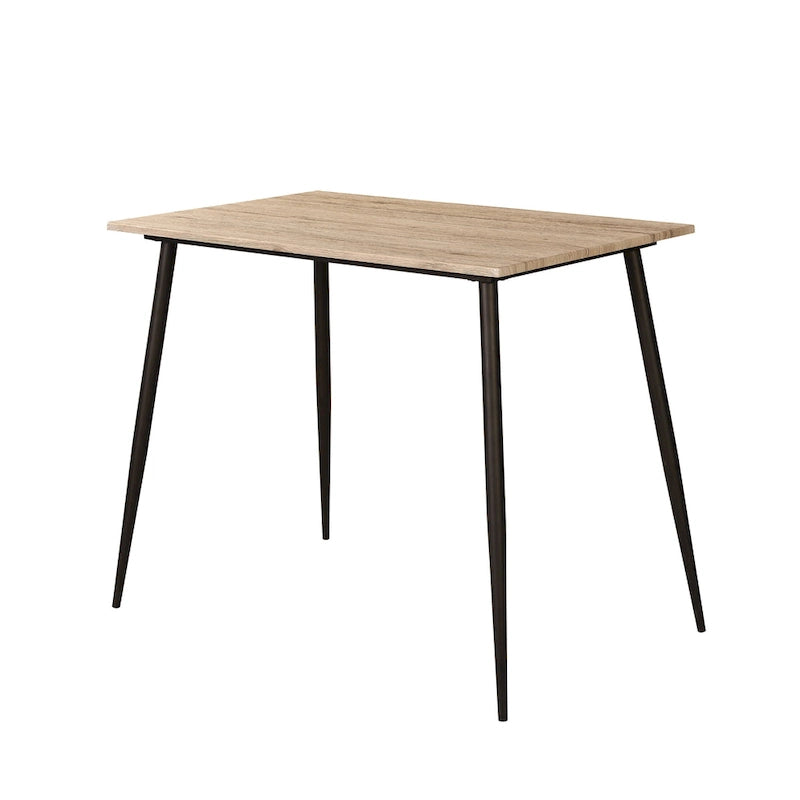 Industrial Metal 5-Piece Counter Height Dining Table Set