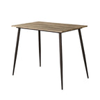 Industrial Metal 5-Piece Counter Height Dining Table Set