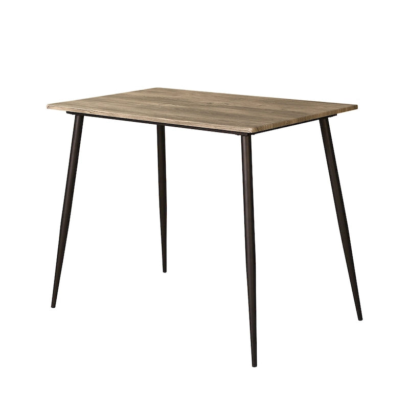 Industrial Metal 5-Piece Counter Height Dining Table Set