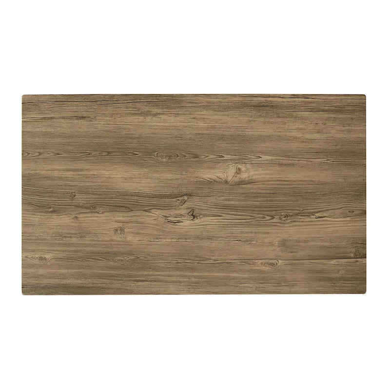 Industrial Metal 5-Piece Counter Height Dining Table Set