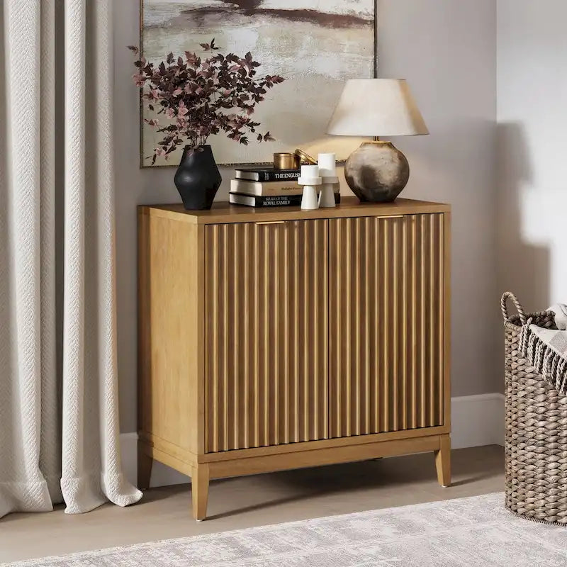 Jasper Modern Sideboard, Kitchen Storage Cabinet with Fluted Doors