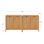 Jasper Modern Sideboard, Kitchen Storage Cabinet with Fluted Doors