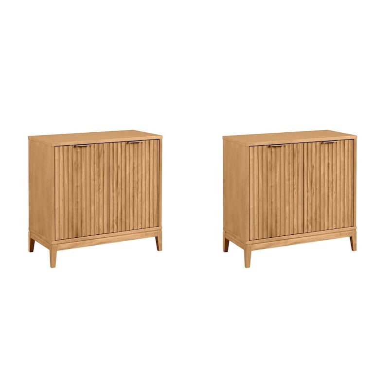 Jasper Modern Sideboard, Kitchen Storage Cabinet with Fluted Doors