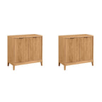 Jasper Modern Sideboard, Kitchen Storage Cabinet with Fluted Doors