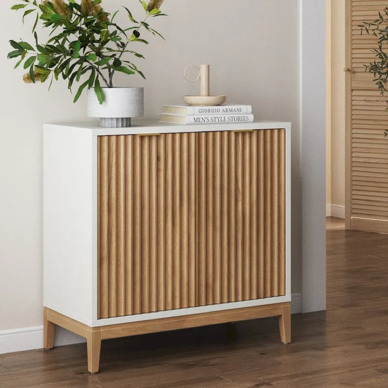 Jasper Modern Sideboard, Kitchen Storage Cabinet with Fluted Doors