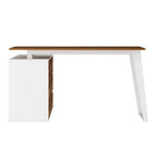 54.3 Home Office Computer Desk Corner Desk With Drawers and Cabinet