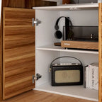 54.3 Home Office Computer Desk Corner Desk With Drawers and Cabinet