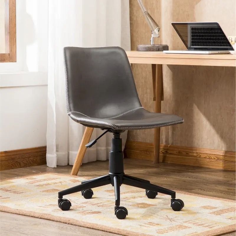 Faux Leather 360 Swivel Air Lift Office Chair