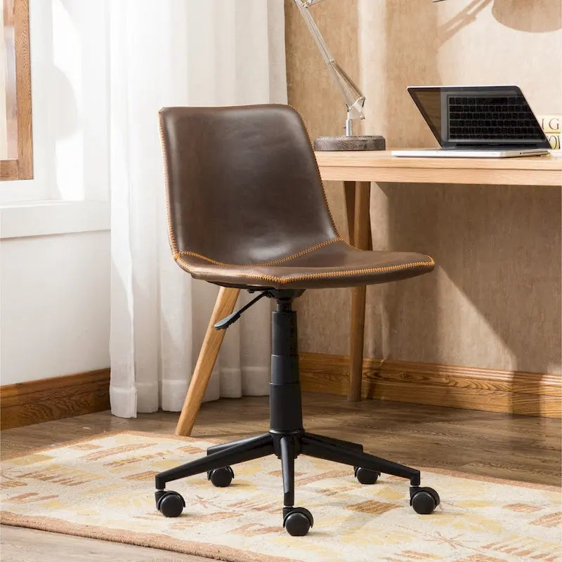 Faux Leather 360 Swivel Air Lift Office Chair
