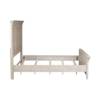Heartland Antique White King Panel Bed