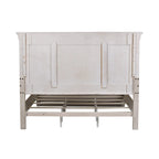 Heartland Antique White King Panel Bed
