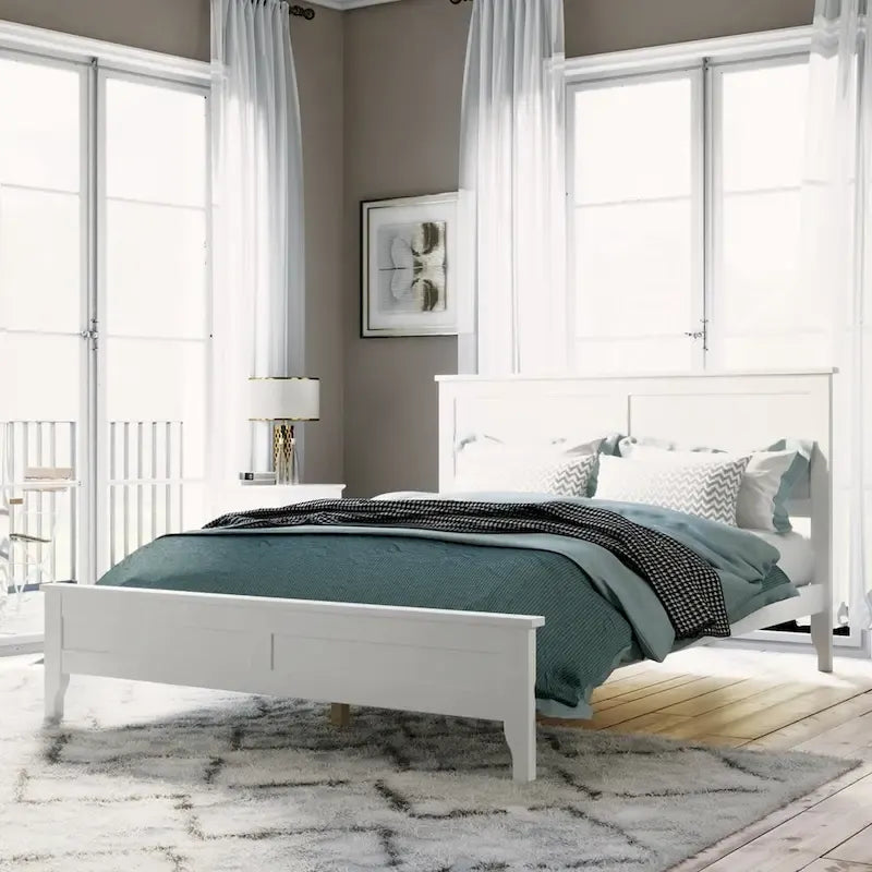 Solid Wood Full Platform Bed