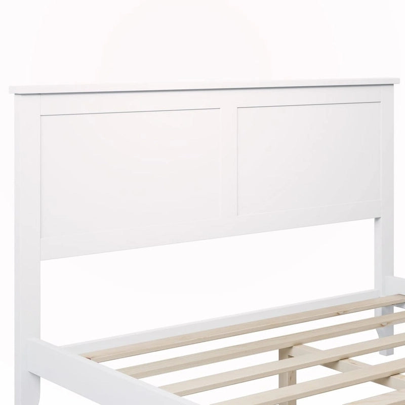 Solid Wood Full Platform Bed