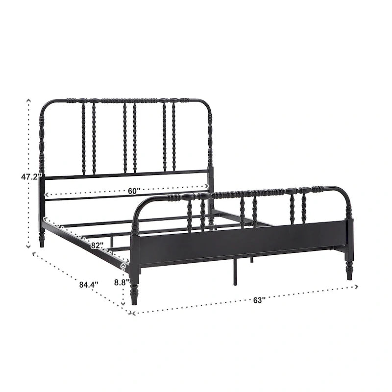 Metal Spool Bed