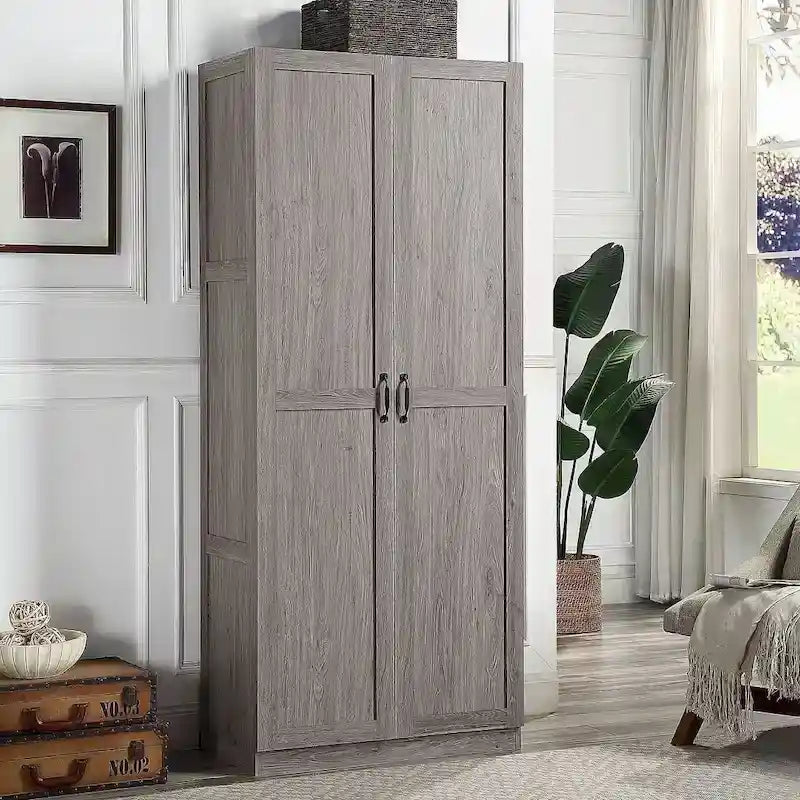 Modern 7 Shelf Freestanding Storage Closet