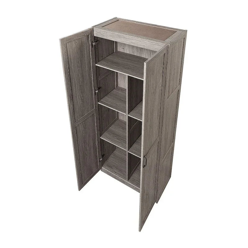 Modern 7 Shelf Freestanding Storage Closet
