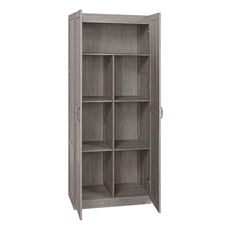 Modern 7 Shelf Freestanding Storage Closet