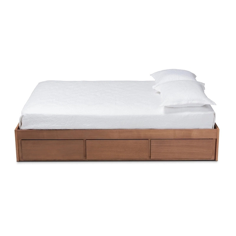 Modern and Contemporary 3-Drawer Platform Storage Bed Frame
