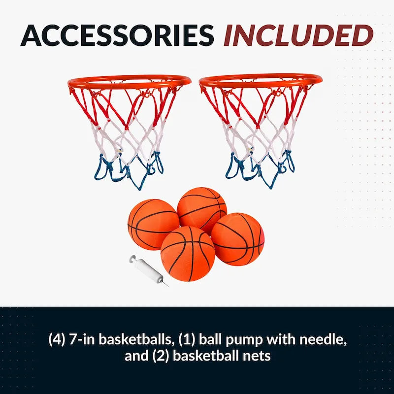 81-in Dual Basketball Arcade Game with LED Scoring