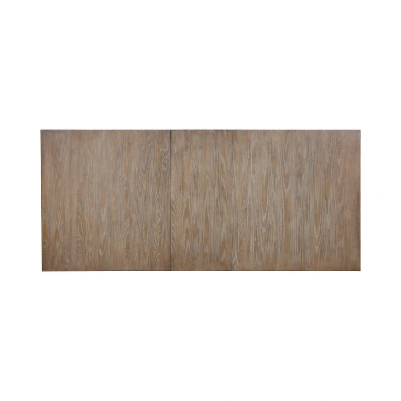 Barley Brown and Cream 9-Piece Dining Set with Removable Leaf