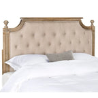 Rustic Wood Tufted Headboard
