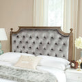 Rustic Wood Tufted Headboard