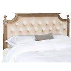 Rustic Wood Tufted Headboard
