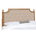 Rustic Wood Tufted Headboard