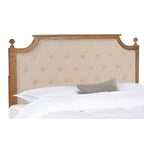 Rustic Wood Tufted Headboard