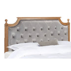 Rustic Wood Tufted Headboard