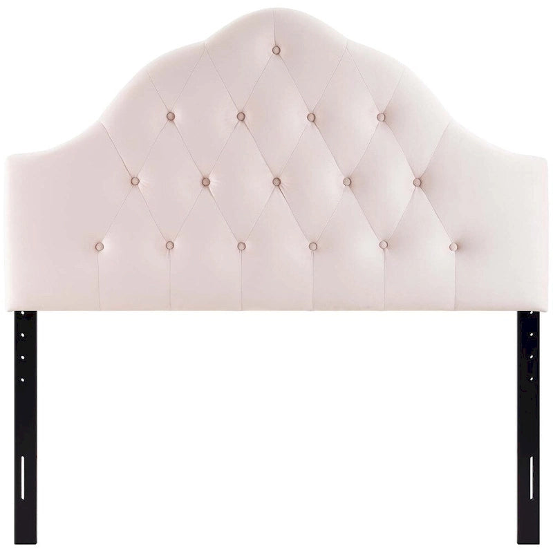 Twin Diamond Tufted Velvet Headboard