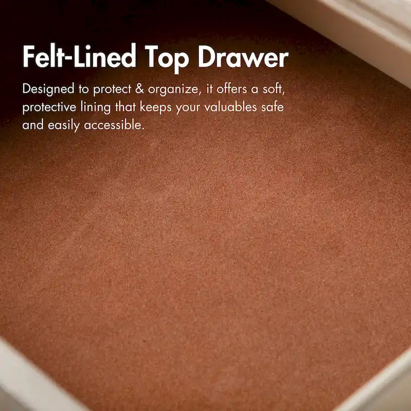  Drayden Transitional Solid Wood 7-Drawer Dresser with Metal Legs