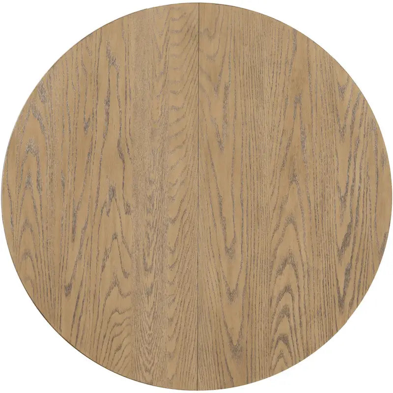 5-Piece Dining Set with Round Extendable Dining Table and Chairs