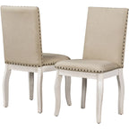 5-Piece Dining Set with Round Extendable Dining Table and Chairs