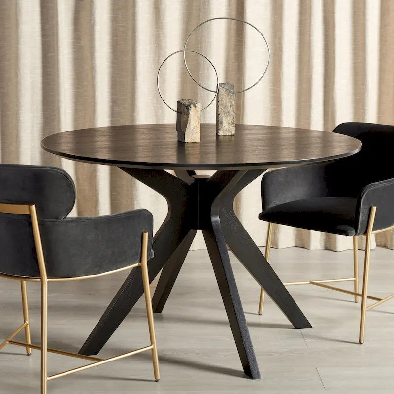 46-inch Round Dining Table - 46Wx46Dx30H